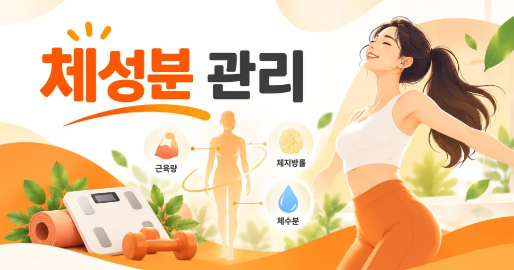 체성분 관리와 근육량 체지방 확인