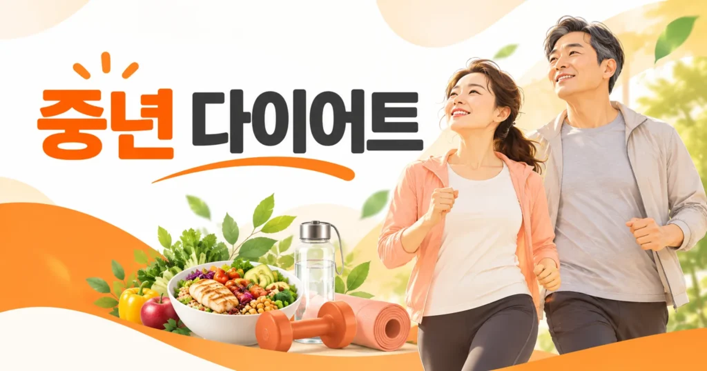 중년 다이어트와 건강한 체중관리