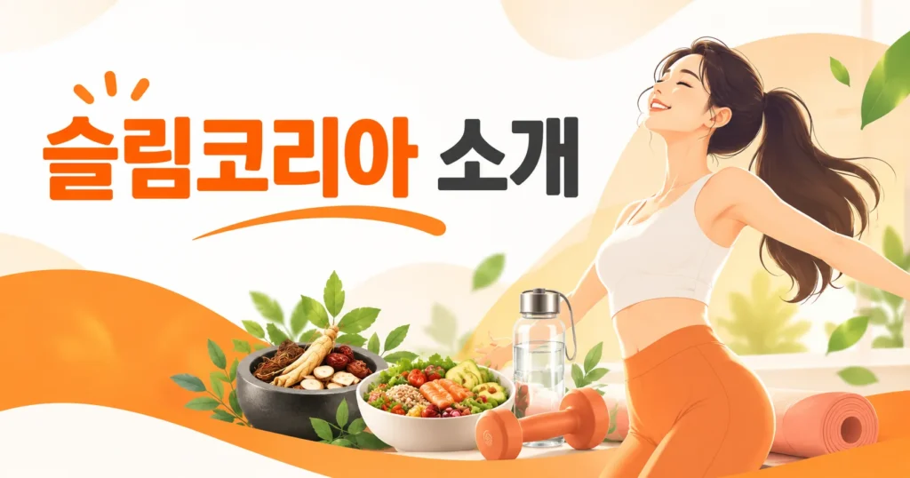 슬림코리아 건강한 체중관리 안내